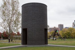 Black Vessel for a Saint at the Minneapolis Sculpture Garden.