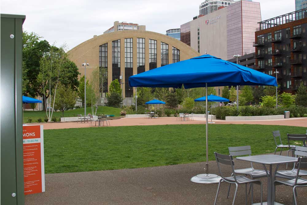 The western portion of Downtown East Commons in downtown Minneapolis.