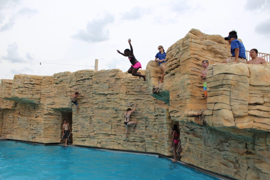 Cliff Jumping. Image by  <a href=index-526.html target="_blank">St. Paul Parks & Recreation</a>