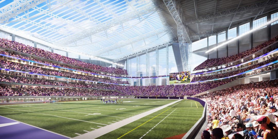 Lower Bowl Perspective. Image by <a href=index-376.html target="_blank">U.S. Bank Stadium</a>