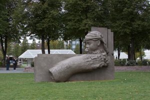 September Room (Room with Two Reclining Figures and Composition with Long Verticals) at the Minneapolis Sculpture Garden.