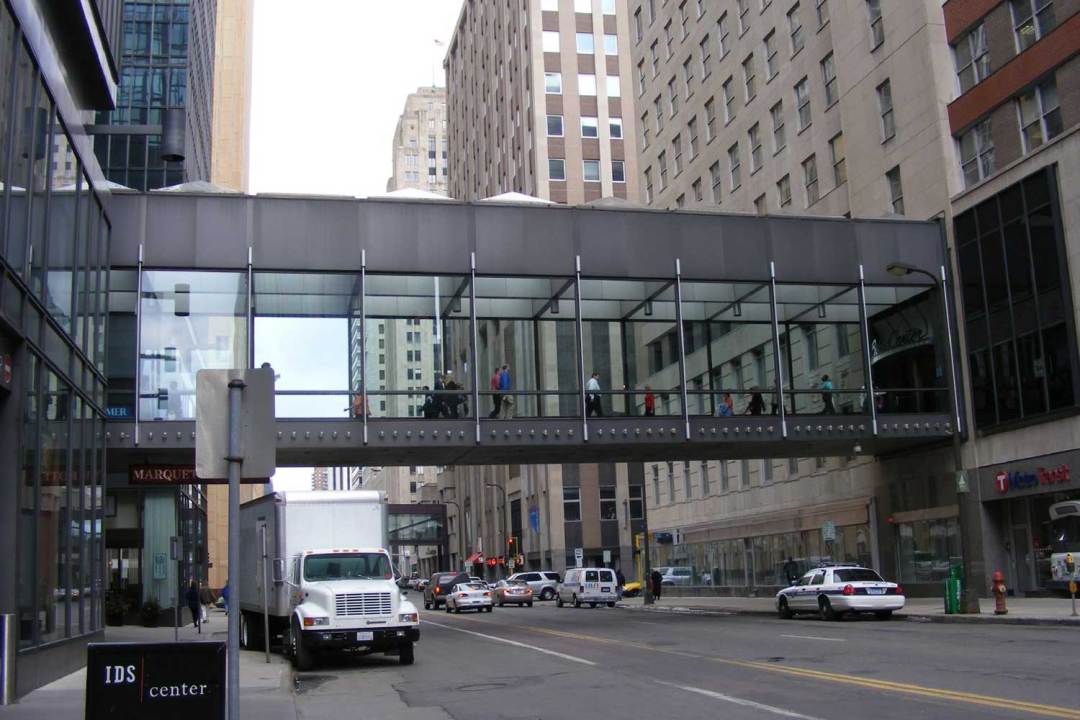 Skyway in Minneapolis is a part of the Seven Wonders on the Twin Cities.