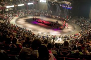 Roy Wilkins Auditorium in St. Paul, home to the Minnesota RollerGirls