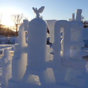 Second place: "Keurig 0.2," by Royal and Supreme Order of Snow Sand Sculptors and Shovelers.