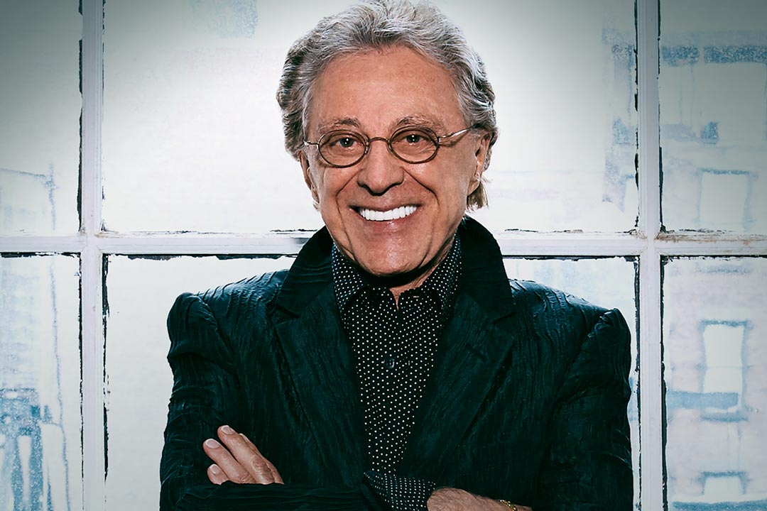 A portrait of Frankie Valli.