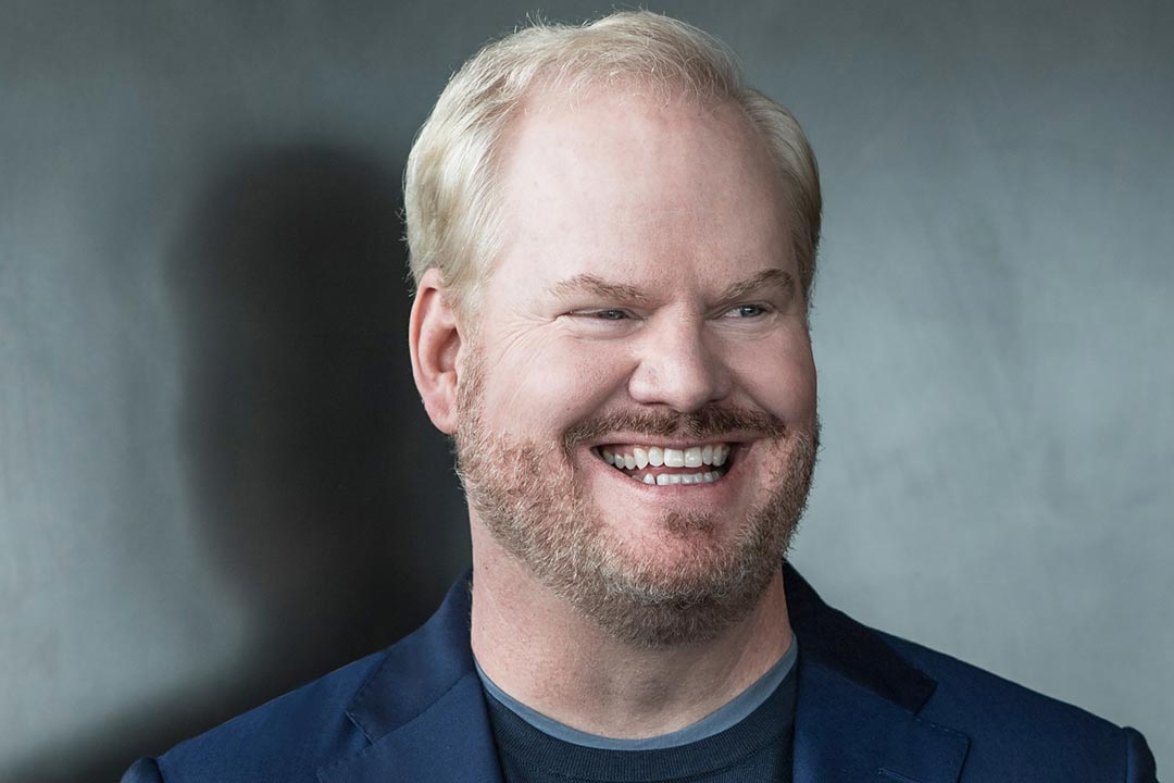 A portrait of Jim Gaffigan.